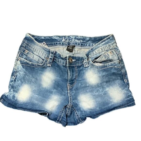 Ariya Jeans Pants - Ariya Jeans Distressed Short Shorts Size 9/10 - Casual, Trendy, Y2K